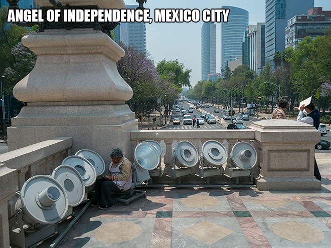 Photographer Visits Famous Landmarks, Faces The Wrong Direction