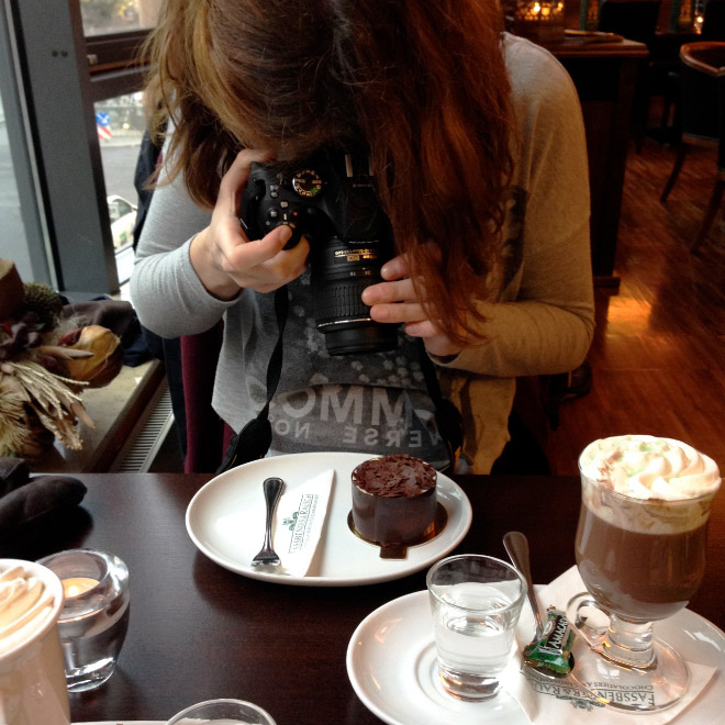 Photos of Hipsters Taking Photos of Food
