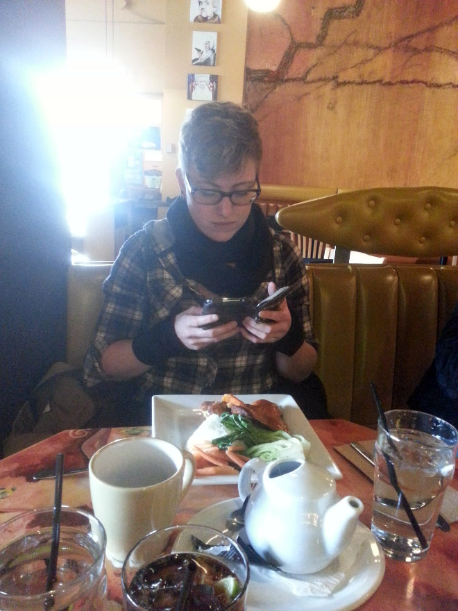 Photos of Hipsters Taking Photos of Food