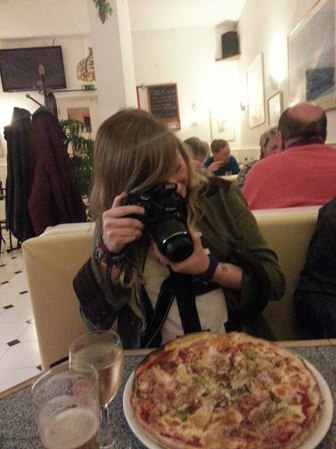 Photos of Hipsters Taking Photos of Food