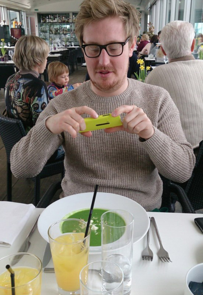 Photos of Hipsters Taking Photos of Food