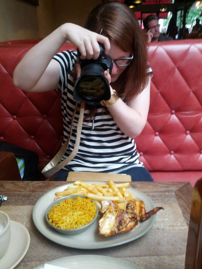 Photos of Hipsters Taking Photos of Food