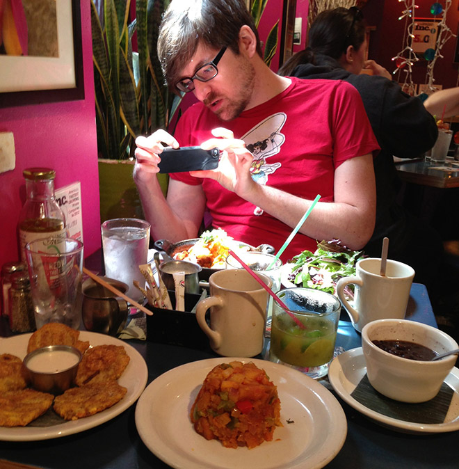 Photos of Hipsters Taking Photos of Food