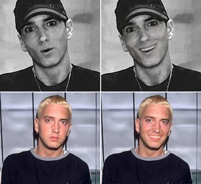 Photoshop Artist Makes Eminem Smile, The Results Are Terrifying
