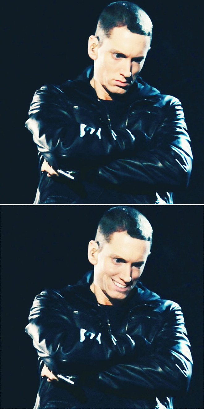 Photoshop Artist Makes Eminem Smile, The Results Are Terrifying