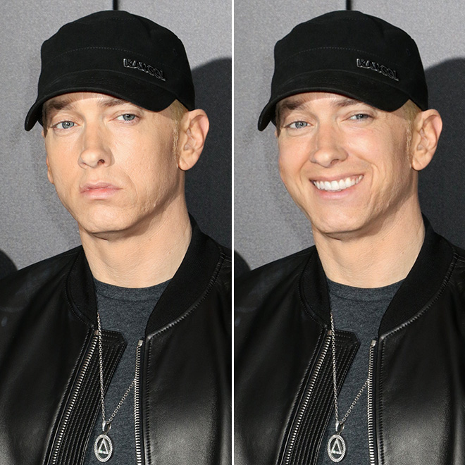 Photoshop Artist Makes Eminem Smile, The Results Are Terrifying