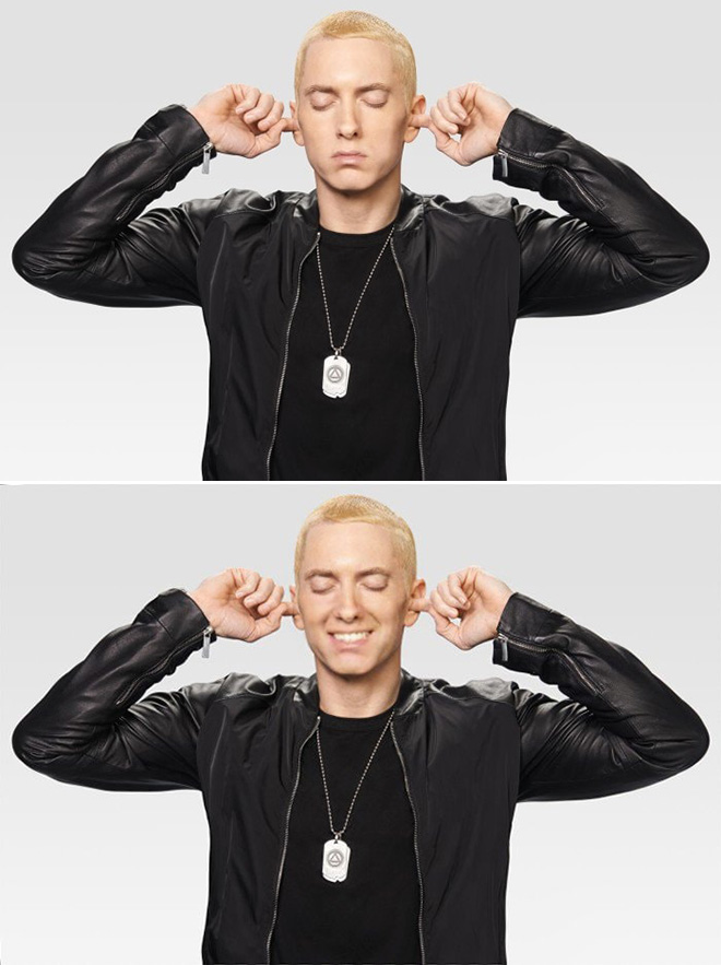 Photoshop Artist Makes Eminem Smile, The Results Are Terrifying