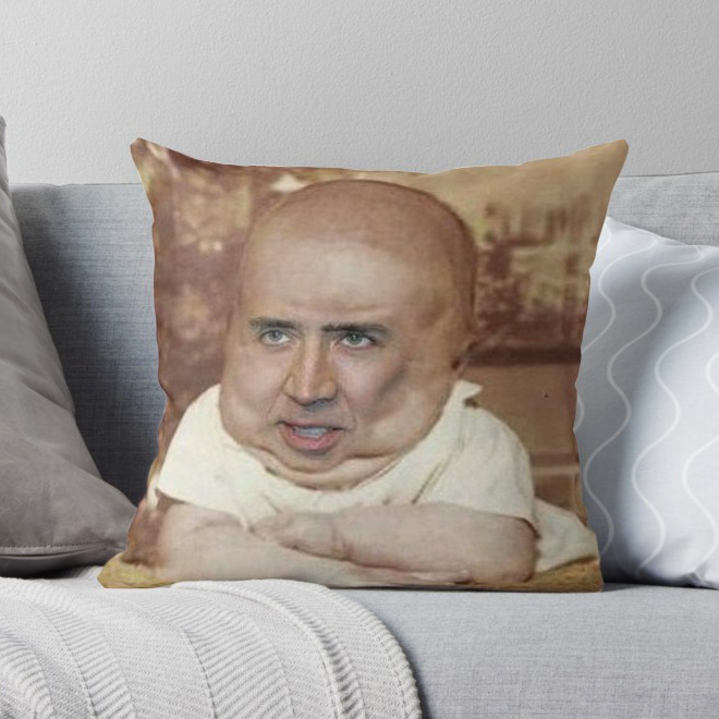 Ridiculous Nicolas Cage Pillows Are Getting Popular