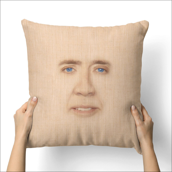 Ridiculous Nicolas Cage Pillows Are Getting Popular