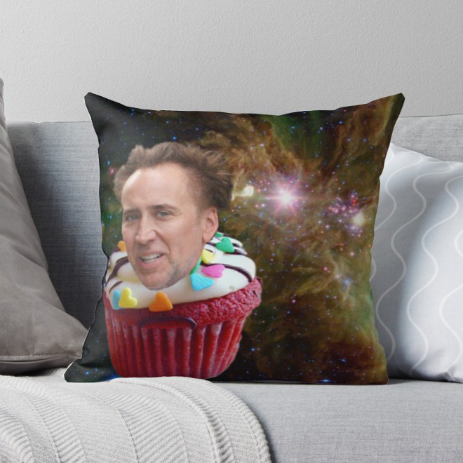 Ridiculous Nicolas Cage Pillows Are Getting Popular