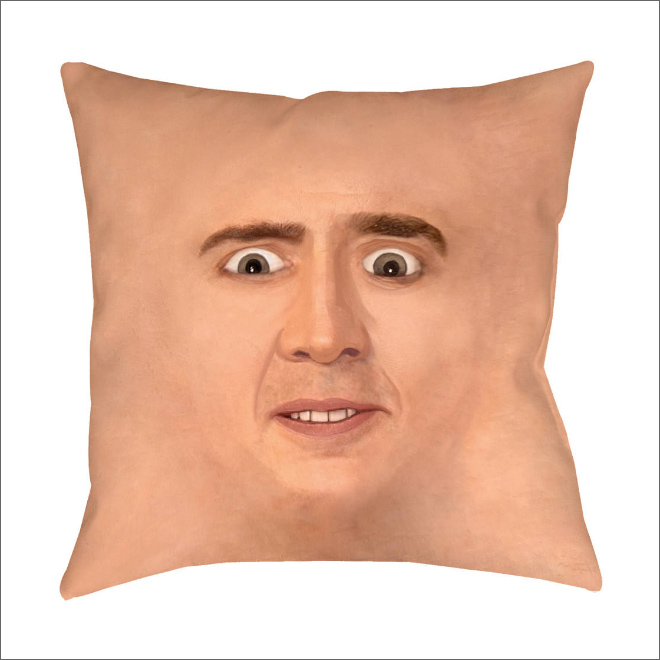 Ridiculous Nicolas Cage Pillows Are Getting Popular