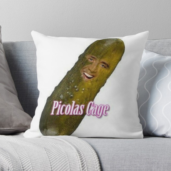 Ridiculous Nicolas Cage Pillows Are Getting Popular