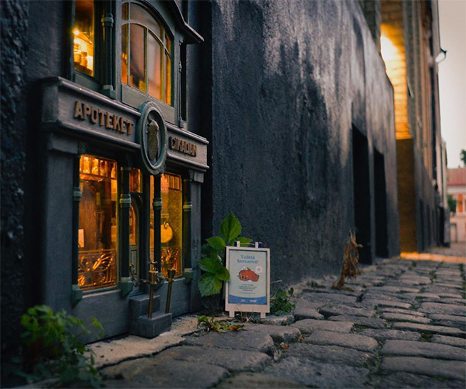 Swedish Artist Group Called Anonymouse Creates Tiny Houses For Mouses The Around City