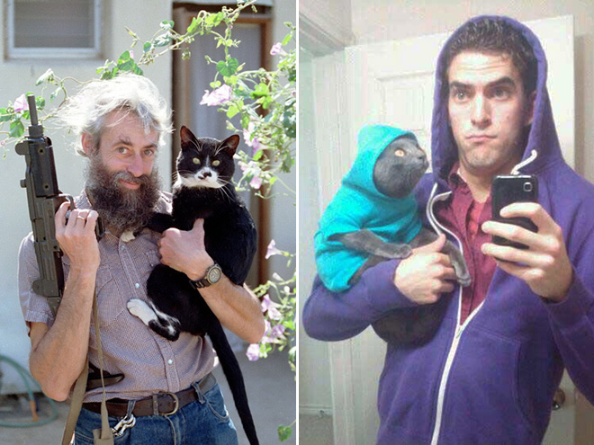 The Absolute Worst Pictures of Men And Cats