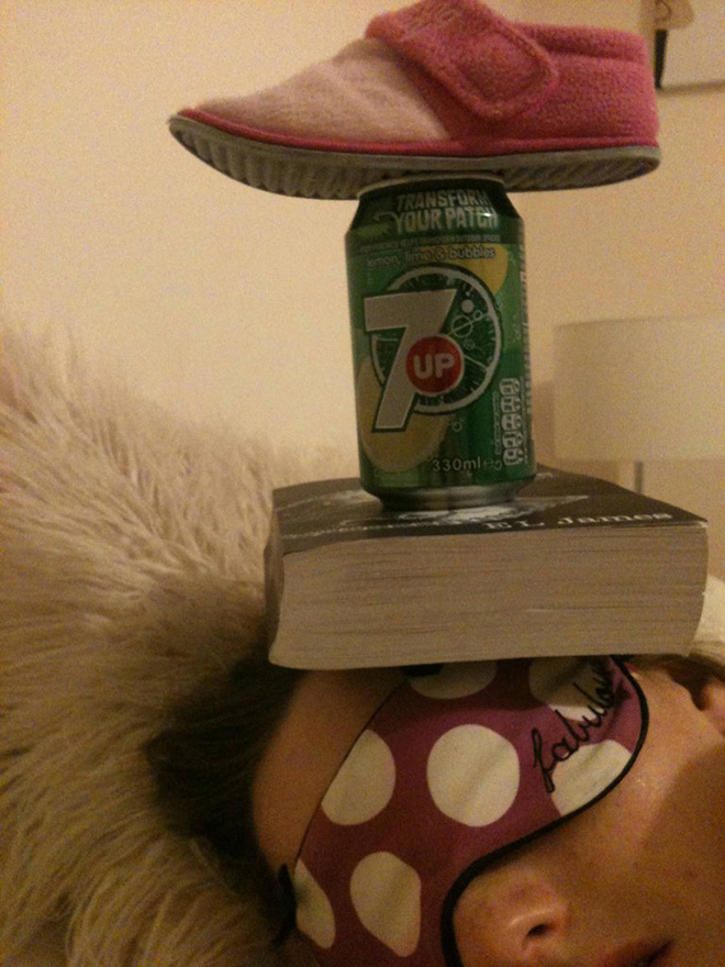 The Art of Balancing Things on Girlfriend’s Head