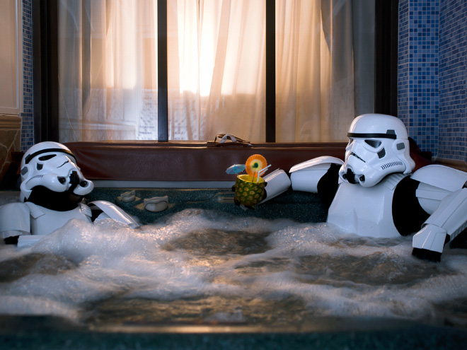 The Daily, Mundane Life of Darth Vader And His Stormtroopers