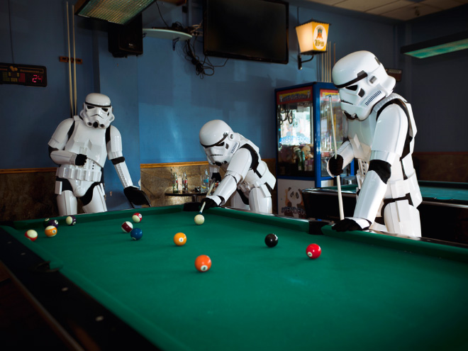 The Daily, Mundane Life of Darth Vader And His Stormtroopers