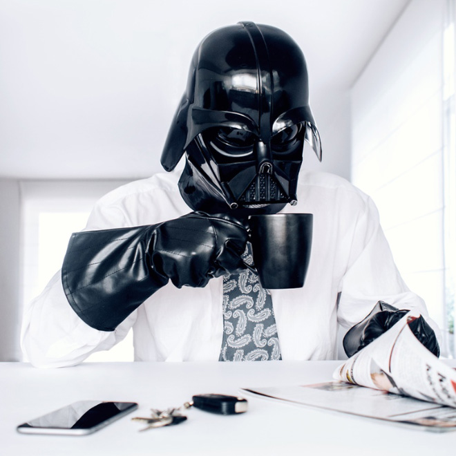 The Daily, Mundane Life of Darth Vader And His Stormtroopers