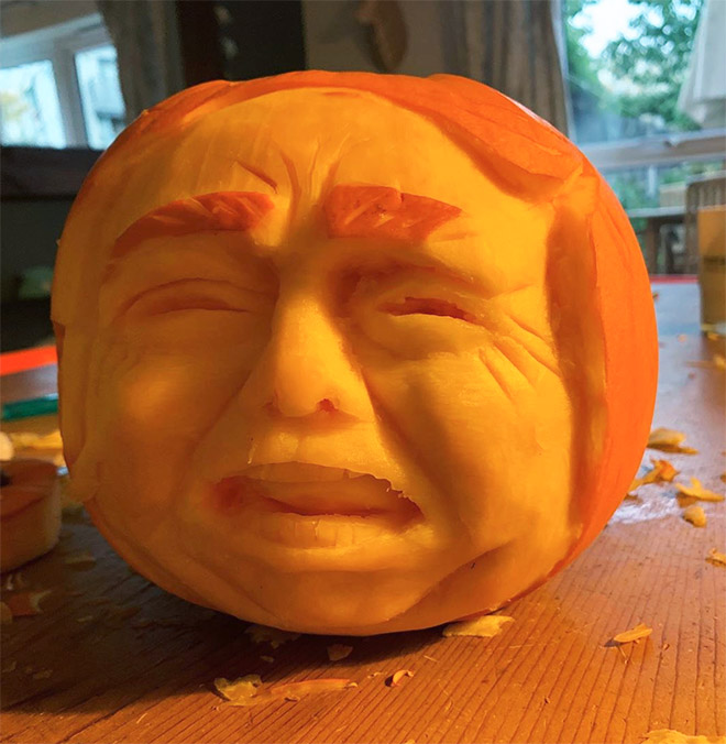 The Funniest Trumpkins That Will Help Scare Off Trick-Or-Treaters