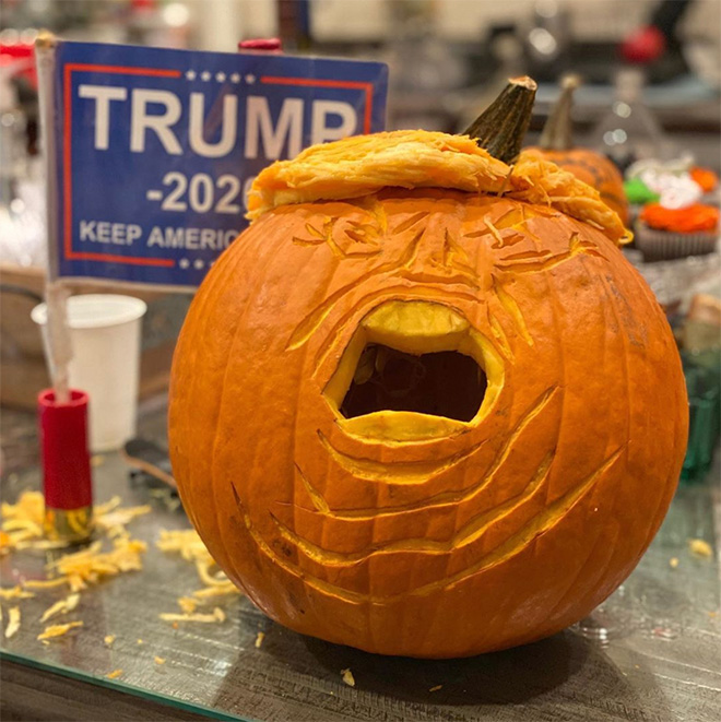 The Funniest Trumpkins That Will Help Scare Off Trick-Or-Treaters