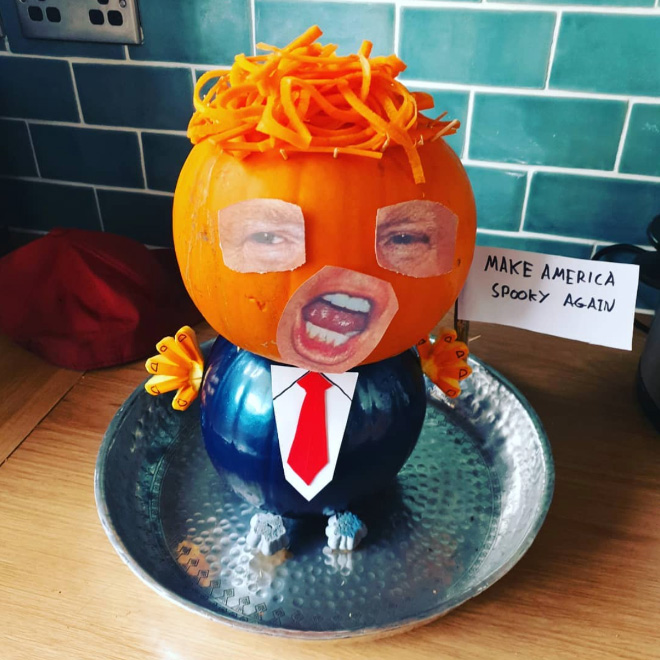 The Funniest Trumpkins That Will Help Scare Off Trick-Or-Treaters