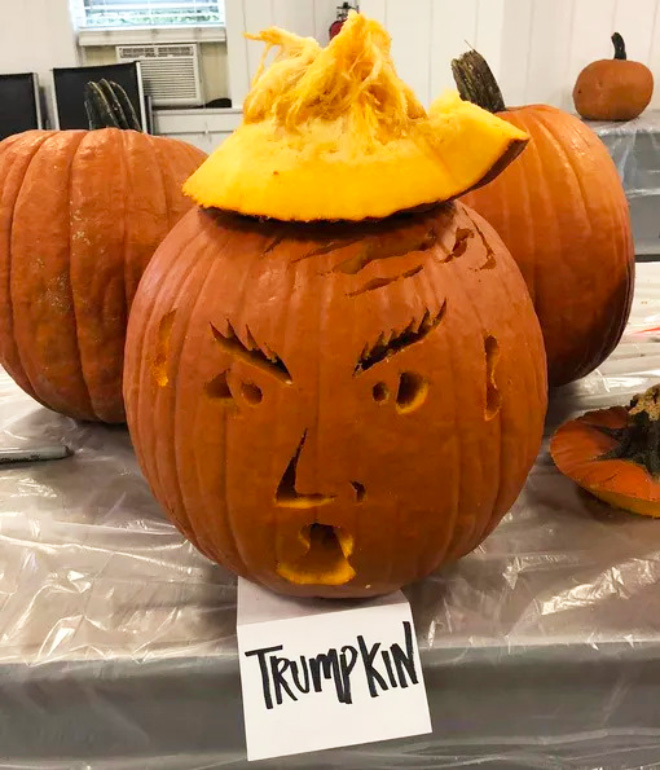 The Funniest Trumpkins That Will Help Scare Off Trick-Or-Treaters
