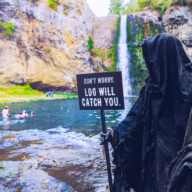 The Swim Reaper: New Zealand’s Water Safety Mascot