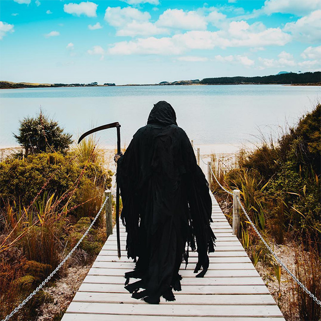 The Swim Reaper: New Zealand’s Water Safety Mascot