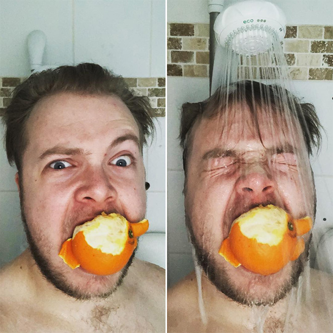 There’s an Online Community Made For People Who Enjoy Showering With Oranges