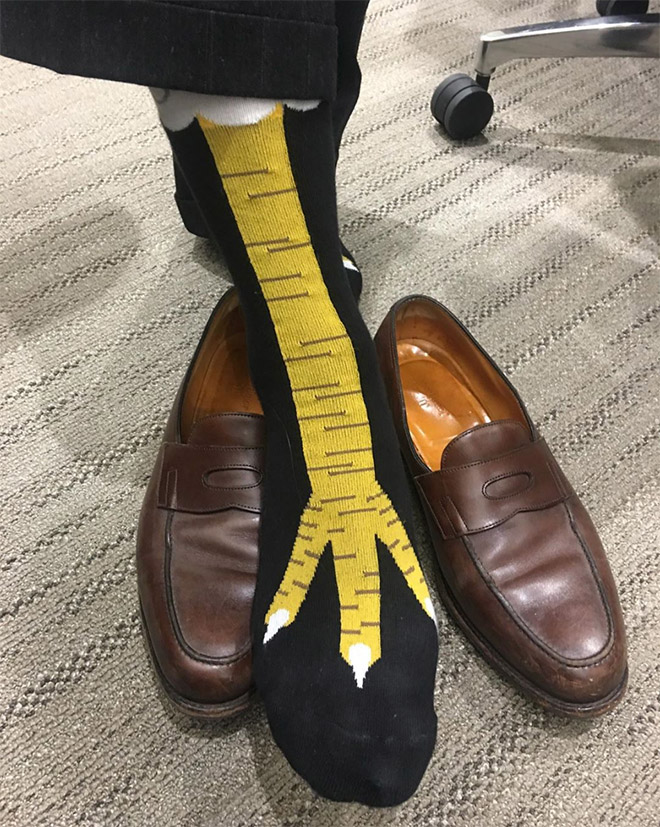These Socks Make It Look Like You Have Actual Chicken Legs