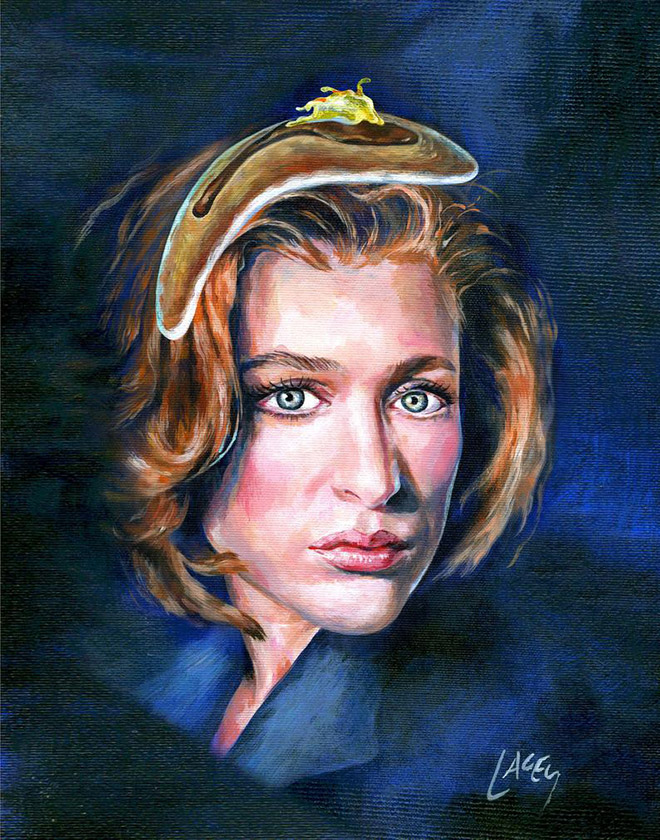This Artist Makes a Living by Painting Celebrities With Pancakes On Their Heads