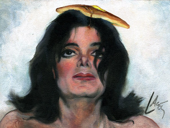 This Artist Makes a Living by Painting Celebrities With Pancakes On Their Heads
