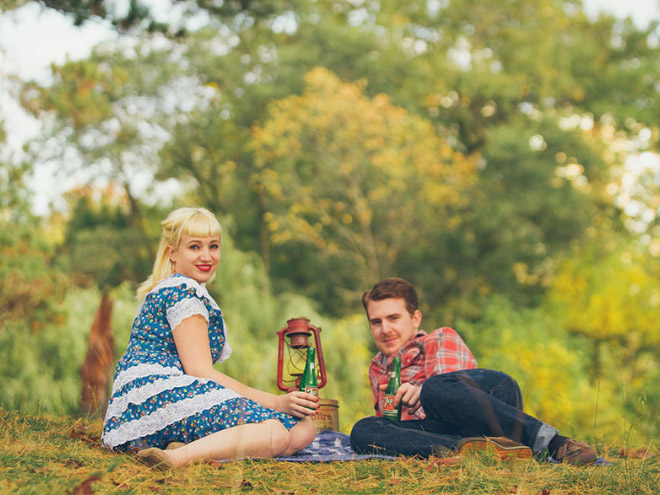 This Couple Has The Most Unusual Horrifying Engagement Photoshoot Ever