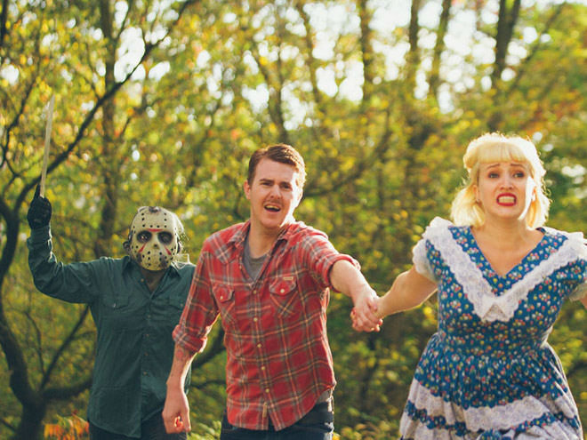 This Couple Has The Most Unusual Horrifying Engagement Photoshoot Ever
