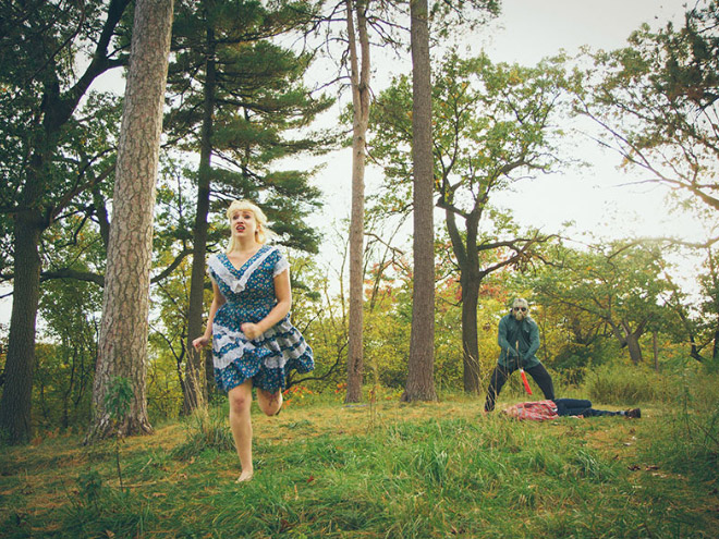 This Couple Has The Most Unusual Horrifying Engagement Photoshoot Ever