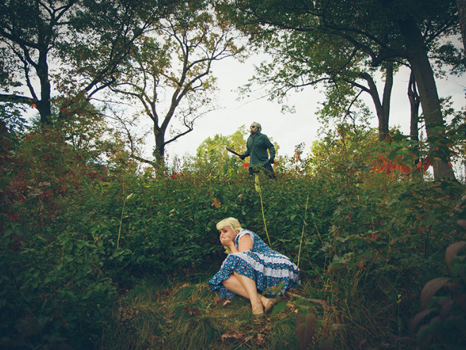 This Couple Has The Most Unusual Horrifying Engagement Photoshoot Ever