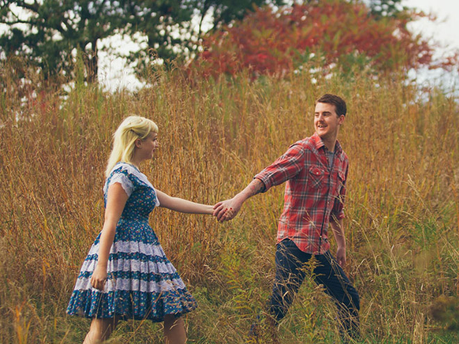 This Couple Has The Most Unusual Horrifying Engagement Photoshoot Ever