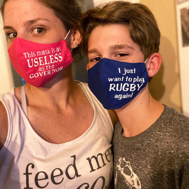 This Entrepreneur Makes Anti-Mask Masks For Anti-Maskers