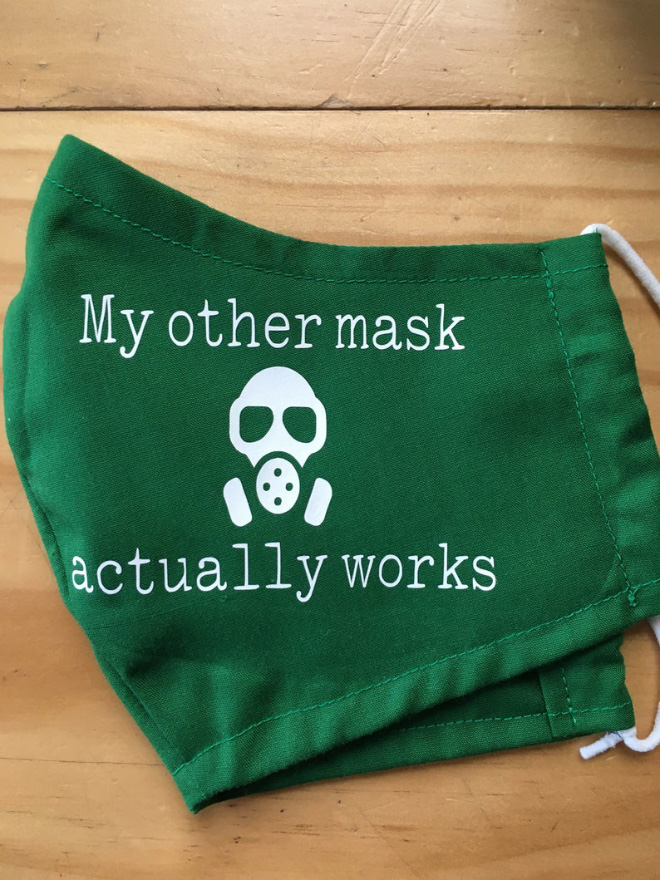 This Entrepreneur Makes Anti-Mask Masks For Anti-Maskers