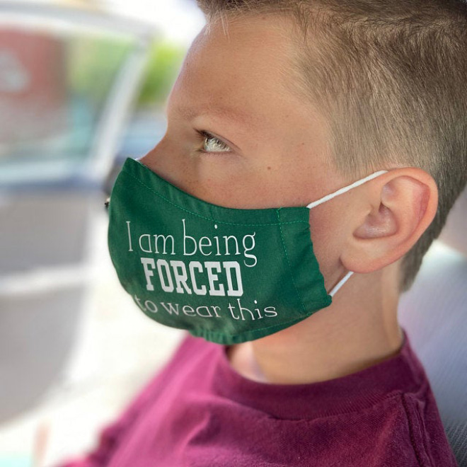 This Entrepreneur Makes Anti-Mask Masks For Anti-Maskers