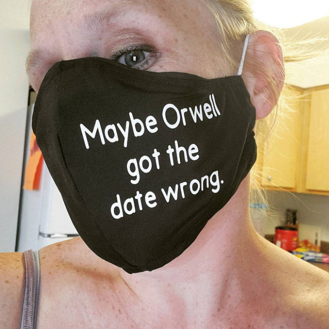 This Entrepreneur Makes Anti-Mask Masks For Anti-Maskers