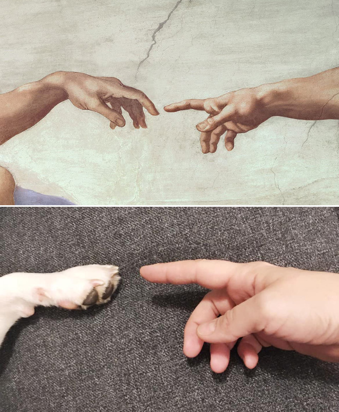 This Russian Facebook Group Is Recreating Famous Paintings While Isolating, And They’re Brilliant