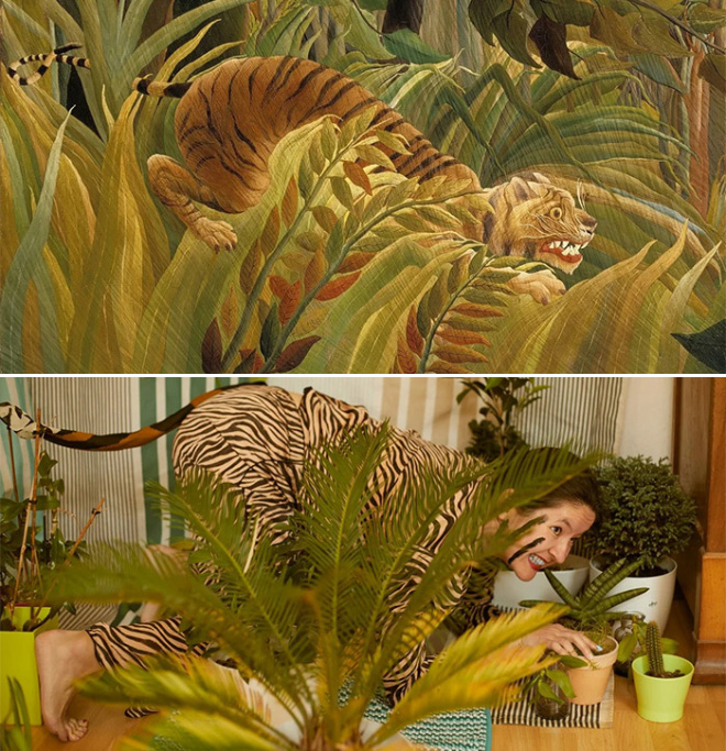 This Russian Facebook Group Is Recreating Famous Paintings While Isolating, And They’re Brilliant