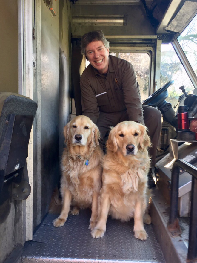 Turns Out, UPS Drivers Have a Facebook Group About Dogs They Meet On Their Routes