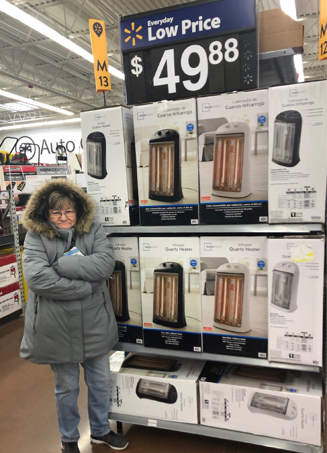 Walmart Keeps Posting Pictures of This Employee Posing With Stuff, She Goes Viral