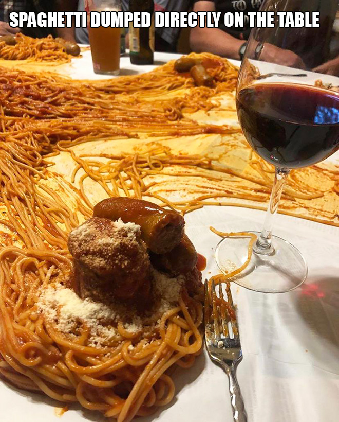 “We Want Plates” Facebook Group Shames Restaurants That Serve Food In Ridiculous Ways