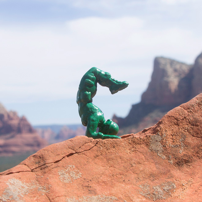 “Yoga Joes” Green Army Men Toys Encourage People To Find Inner Peace