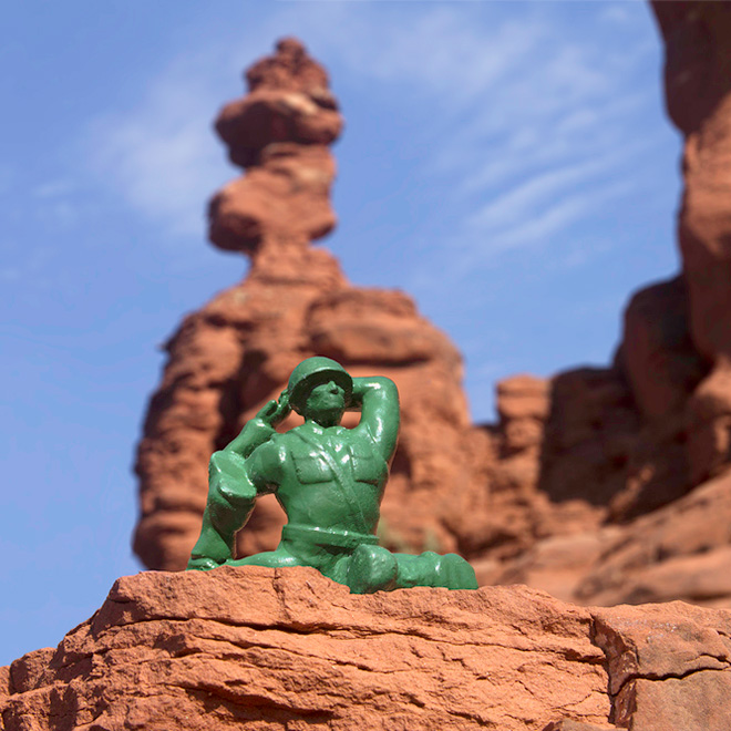 “Yoga Joes” Green Army Men Toys Encourage People To Find Inner Peace