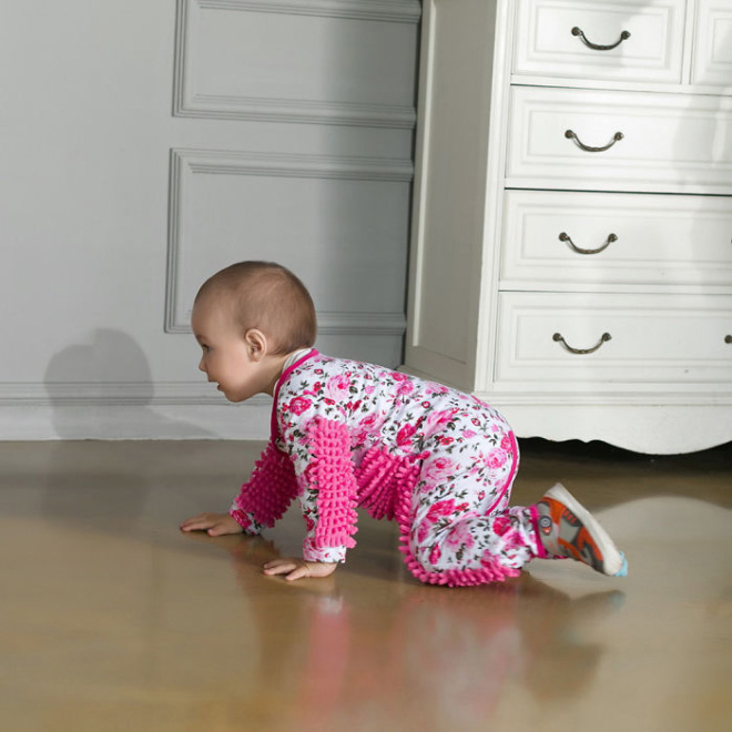 You Can Now Get a Baby Mop Onesie So Your Baby Can Clean Floors