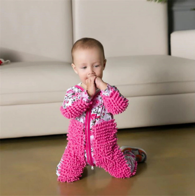 You Can Now Get a Baby Mop Onesie So Your Baby Can Clean Floors